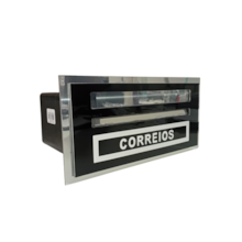 Caixa de Correio Cariri Preto Espelhado - TELHA LUZ