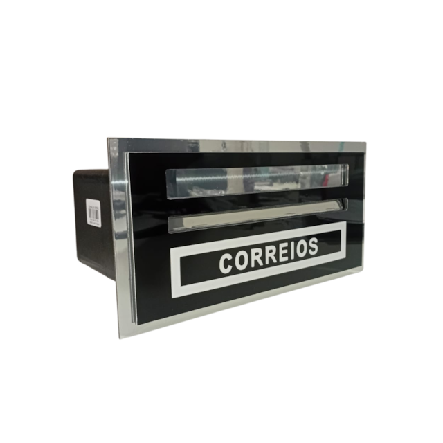 Caixa de Correio Cariri Preto Espelhado - TELHA LUZ