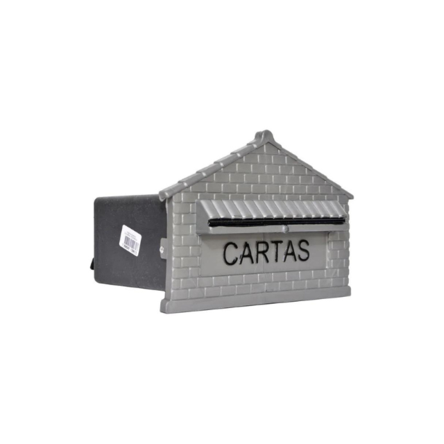 Caixa de Correio Colonial Pequena Prata - TELHA LUZ Caixa de Correio Colonial Pequena Prata - TELHA LUZ