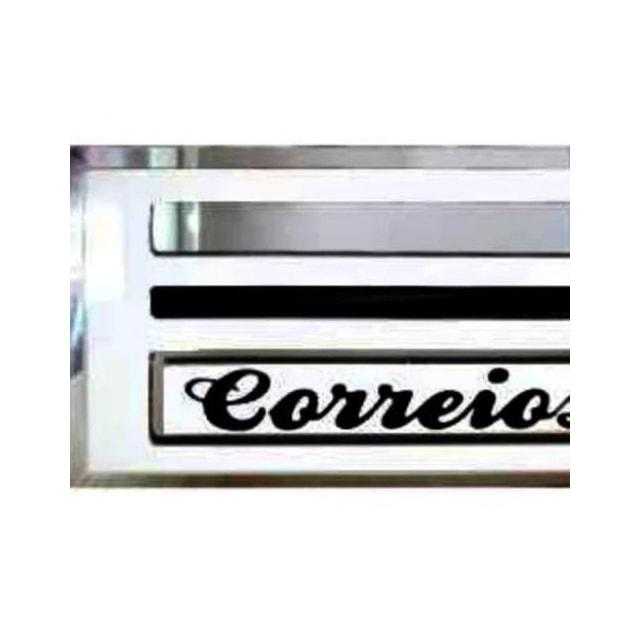 Caixa de Correio de Inox Comum Branco para Jornal - TELHA LUZ Caixa de Correio de Inox Comum Branco para Jornal - TELHA LUZ