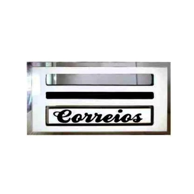 Caixa de Correio de Inox Comum Branco para Jornal - TELHA LUZ Caixa de Correio de Inox Comum Branco para Jornal - TELHA LUZ