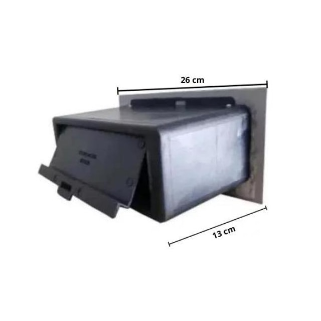 Caixa de Correio de Inox Comum Mogno Adesivo - TELHA LUZ Caixa de Correio de Inox Comum Mogno Adesivo - TELHA LUZ