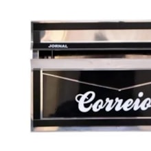 Caixa de Correio de Inox Comum Preto para Jornal - TELHA LUZ Caixa de Correio de Inox Comum Preto para Jornal - TELHA LUZ