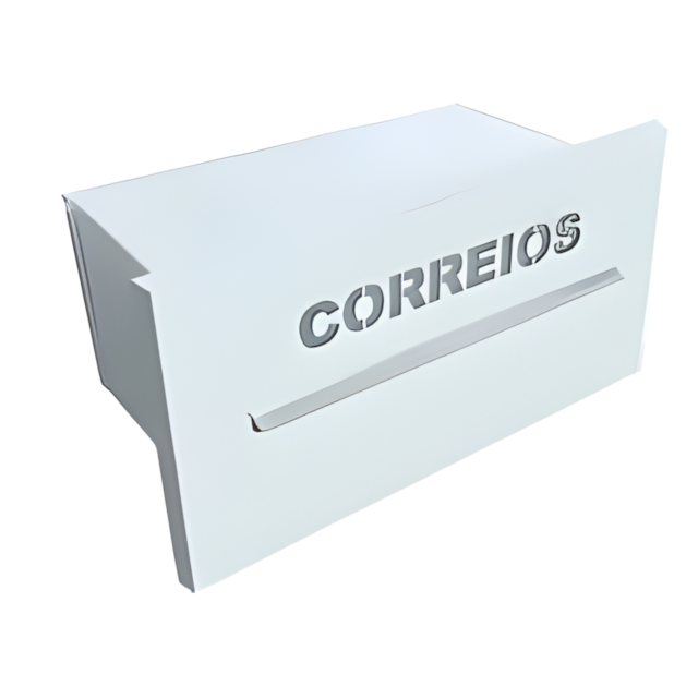 Caixa de Correio Galvalume Branca - UNIÃO INOX