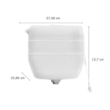 Caixa de Descarga Branca De 6,8 a 9 Litros- GRANPLAST Caixa de Descarga Branca De 6,8 a 9 Litros- GRANPLAST