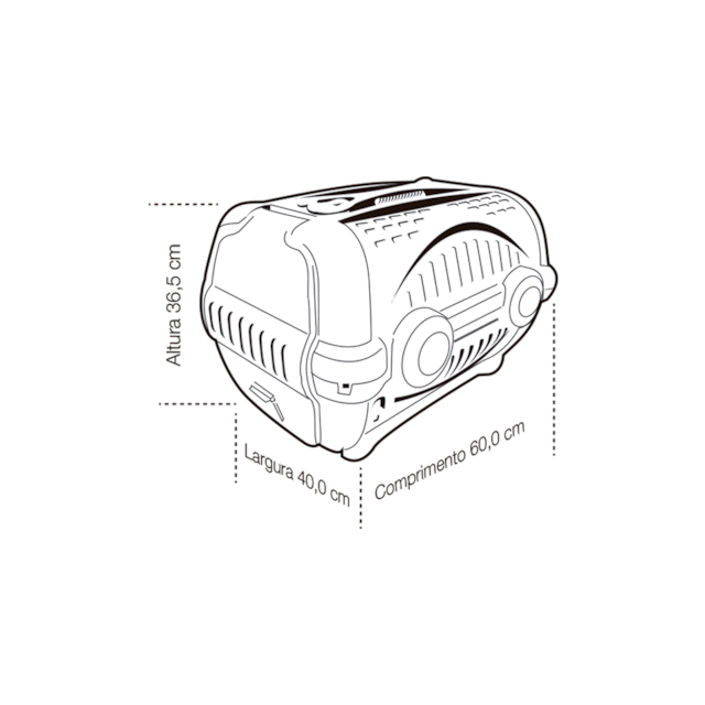 Caixa de transporte Luxo Furacão Pet n3 Preto e Rosa