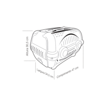 Caixa de Transporte Luxo N2 Rosa - Furacão Pet Caixa de Transporte Luxo N2 Rosa - Furacão Pet