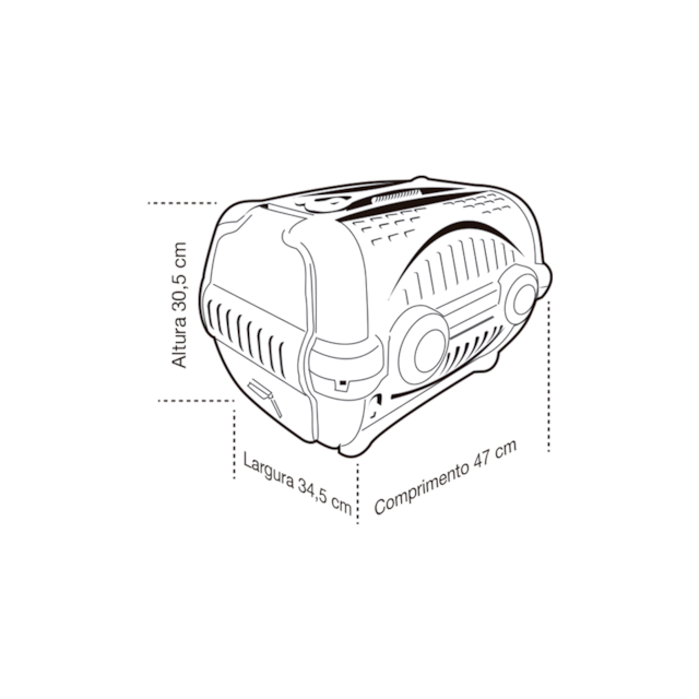 Caixa de Transporte Luxo N2 Rosa - Furacão Pet Caixa de Transporte Luxo N2 Rosa - Furacão Pet