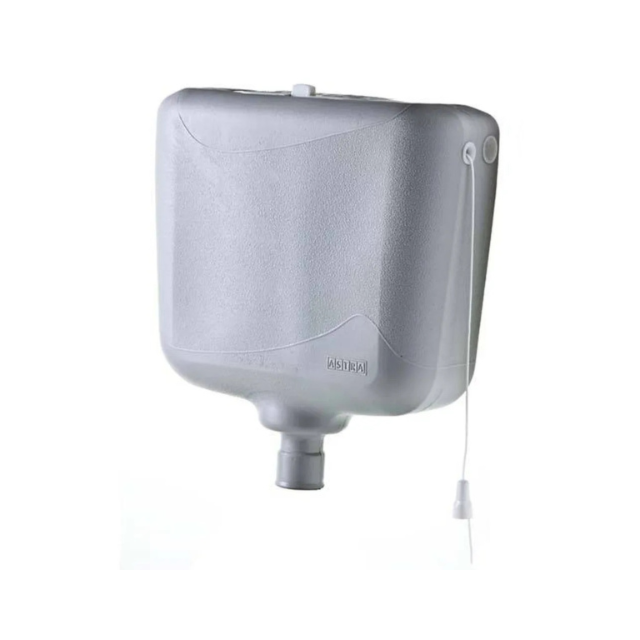 Caixa Descarga Controlada de 9 Litros Cinza - ASTRA Caixa Descarga Controlada de 9 Litros Cinza - ASTRA