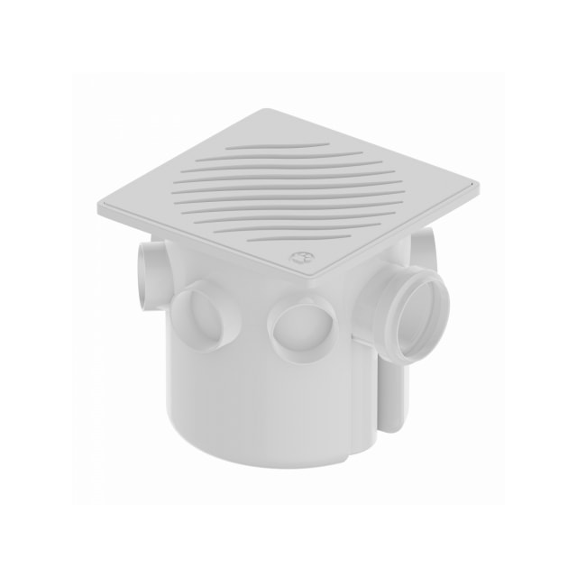 Caixa Sifonada 150 x 150 x 50mm Quadrada Branca N° 101 - Tigre