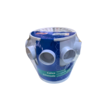 Caixa Sifonada Branca de PVC 150x175x75 Redonda 2256 - HERC Caixa Sifonada Branca de PVC 150x175x75 Redonda 2256 - HERC