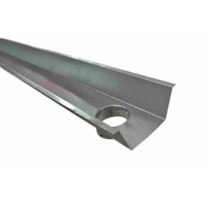 Calha Pluvial de Zinco c/ Funil 2M - CASA NOSSA Calha Pluvial de Zinco c/ Funil 2M - CASA NOSSA