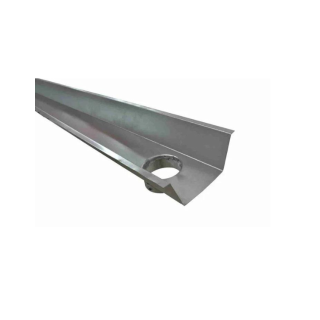 Calha Pluvial de Zinco c/ Funil 2M - CASA NOSSA Calha Pluvial de Zinco c/ Funil 2M - CASA NOSSA