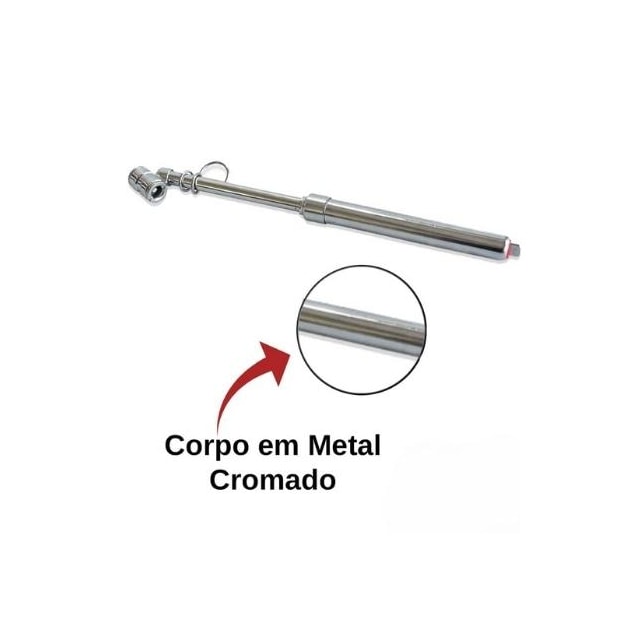 Calibrador de Pressão Profissional Manual de Pneu - Worker