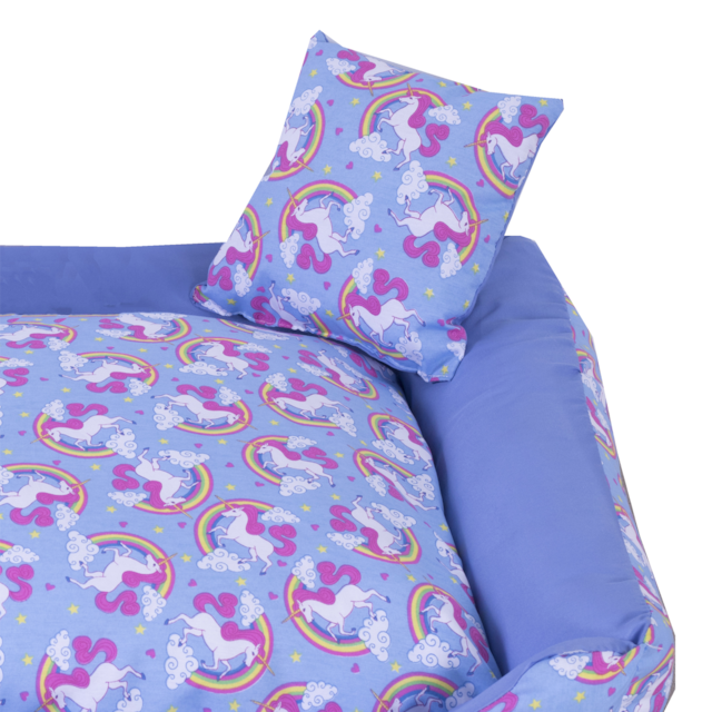 Cama Para Pet Cães e Gatos Unicolors Azul Deccoralle Grande