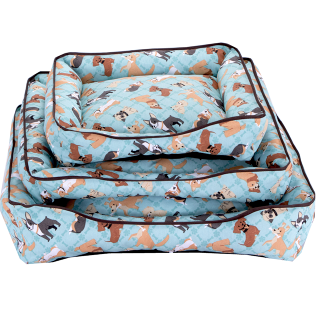 Cama Para Pet Cães e Gatos Verde Agua Dohler Deccoralle Pequeno Cama Para Pet Cães e Gatos Verde Agua Dohler Deccoralle Pequeno