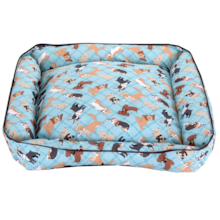 Cama Para Pet Cães e Gatos Verde Agua Dohler Deccoralle Pequeno Cama Para Pet Cães e Gatos Verde Agua Dohler Deccoralle Pequeno