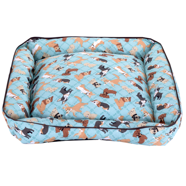 Cama Para Pet Cães e Gatos Verde Agua Dohler Deccoralle Pequeno Cama Para Pet Cães e Gatos Verde Agua Dohler Deccoralle Pequeno