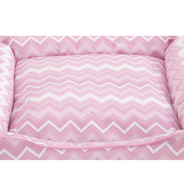 Cama Pet  Zig Rosa  Impermeável Deccoralle Grande