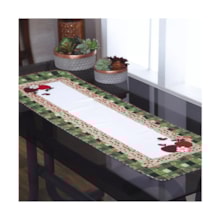 Caminho De Mesa Estampada Alegre Maçã 100% Oxford Multiuso Caminho De Mesa Estampada Alegre Maçã 100% Oxford Multiuso