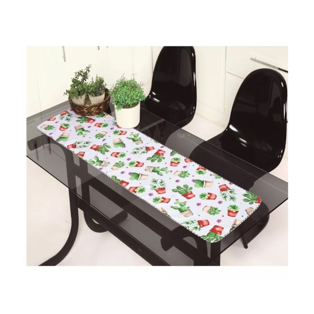 Caminho de Mesa Estampado Cacto 1,40x0,40 Tecido Oxford Caminho de Mesa Estampado Cacto 1,40x0,40 Tecido Oxford