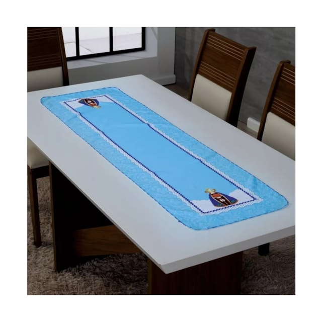 Caminho Trilho Centro de Mesa Cozinha Estampa Santinha Caminho Trilho Centro de Mesa Cozinha Estampa Santinha