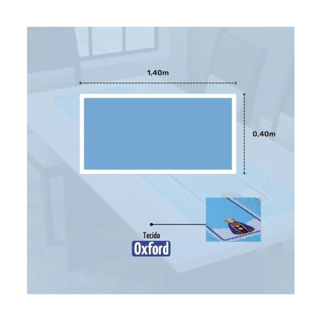 Caminho Trilho Centro de Mesa Cozinha Estampa Santinha Caminho Trilho Centro de Mesa Cozinha Estampa Santinha