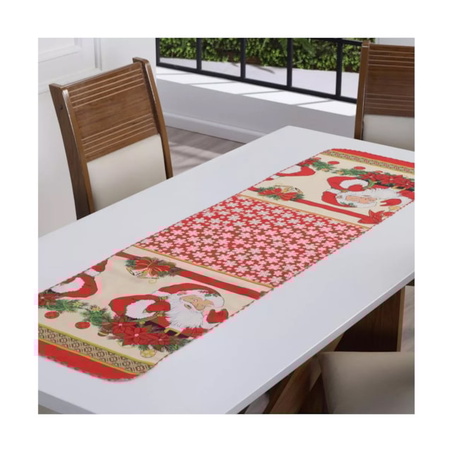 Caminho Trilho De Mesa Papai Noel Estampa Natalina Natal Caminho Trilho De Mesa Papai Noel Estampa Natalina Natal