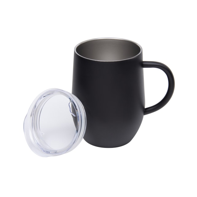 Caneca Térmica Inox com Tampa 350ml Mimo Style Preto