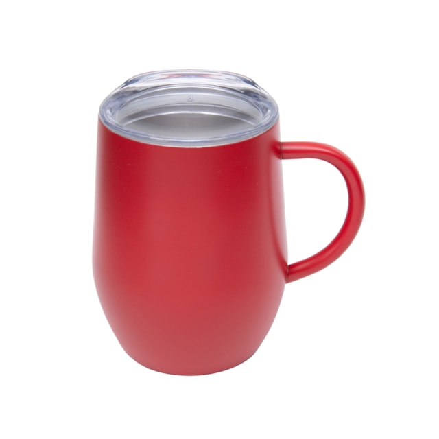 Caneca Térmica Inox com Tampa 350ml Mimo Style Vermelho