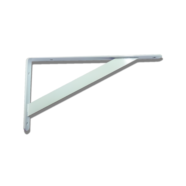 Cantoneira Mão Francesa Forte Branca 35cm - KANTOFER