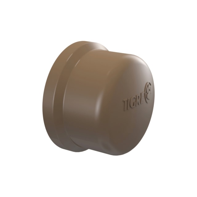 Cap Soldável 40mm Marrom - Tigre Cap Soldável 40mm Marrom - Tigre