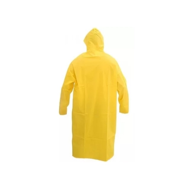 Capa de Chuva PVC Amarela G com Forro - Worker