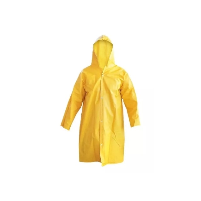 Capa de Chuva PVC Amarela G com Forro - Worker