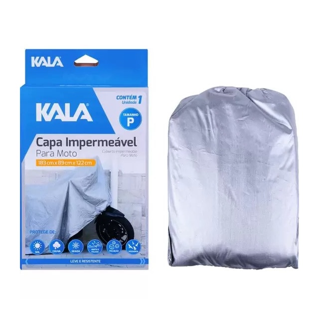 Capa Impermeável para Motos P 183x89x122cm - KALA Capa Impermeável para Motos P 183x89x122cm - KALA