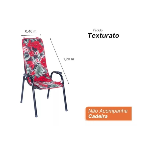 Capa Para Cadeira De Varanda Jardim área De Lazer Capa Para Cadeira De Varanda Jardim área De Lazer