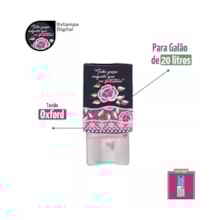 Capa Para Galão 20 L Estampada Preto Rosa Cozinha Decoração Capa Para Galão 20 L Estampada Preto Rosa Cozinha Decoração