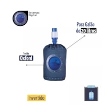 Capa Para Galão Invertido De 20 L Com Elástico Estampado Capa Para Galão Invertido De 20 L Com Elástico Estampado