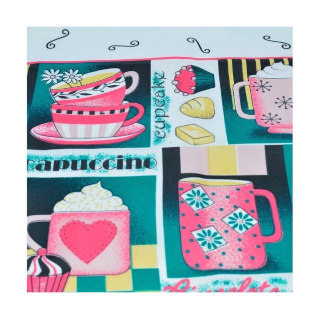 Capa para Liquidificador Estampa Cup Cake Resistente Mond Capa para Liquidificador Estampa Cup Cake Resistente Mond