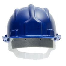 Capacete de Segurança com Aba Frontal na Cor Azul Escuro - Plastcor