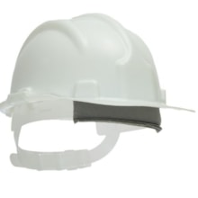 Capacete de Segurança com Aba Frontal na Cor Branco - Plastcor