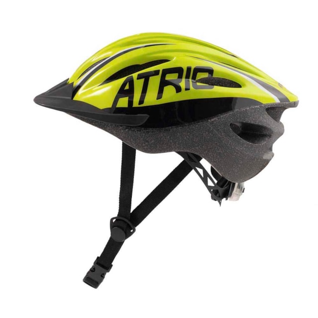 Capacete MTB 2.0 Neon/ Preto Tam. G com LED Atrio - BI169 Capacete MTB 2.0 Neon/ Preto Tam. G com LED Atrio - BI169