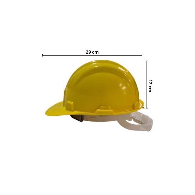 Capacete para Construção com Carneira Amarelo - Worker