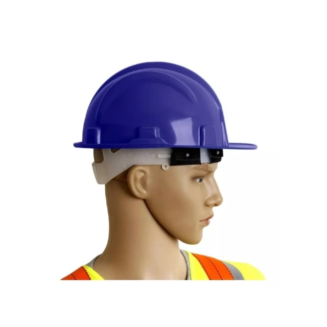 Capacete para Construção com Carneira Azul - Worker Capacete para Construção com Carneira Azul - Worker
