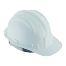 Capacete para Construção com Carneira Branco - Worker