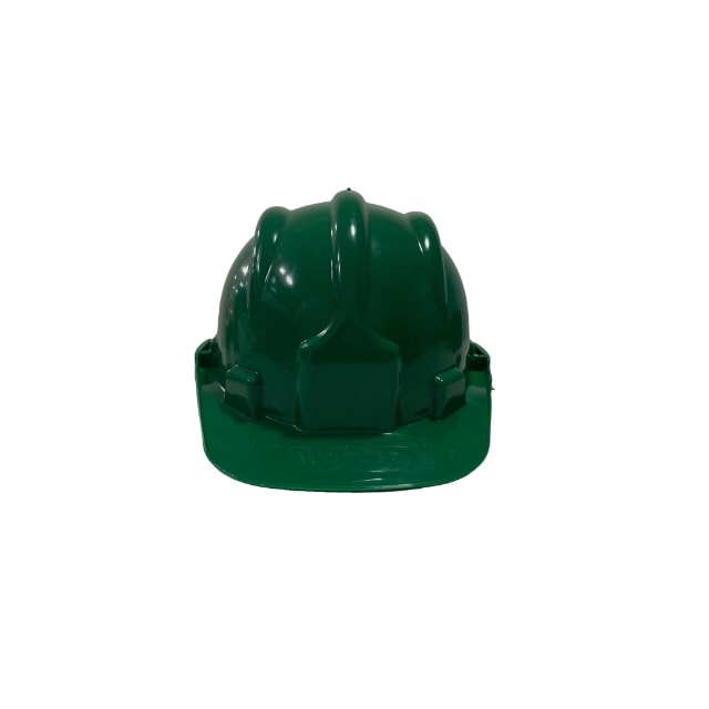Capacete para Construção com Carneira Verde - Worker Capacete para Construção com Carneira Verde - Worker