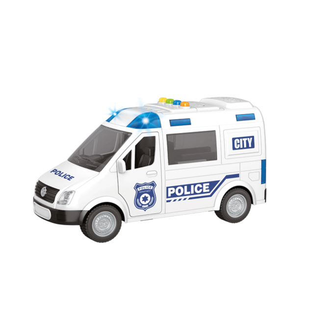 Carrinho de Resgate Rápido Polícia Zippy Toys