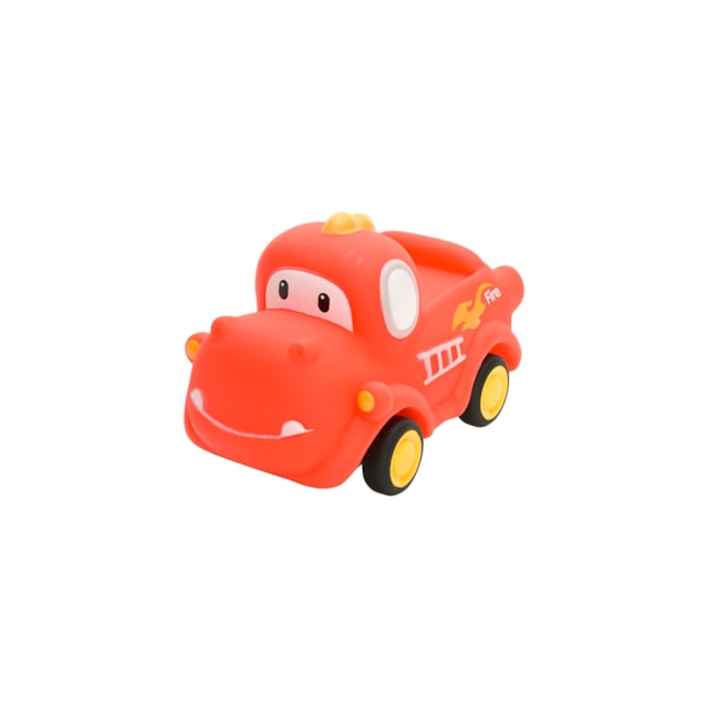 Carrinho Vinil Pullback Zippy Toys Bombeiro