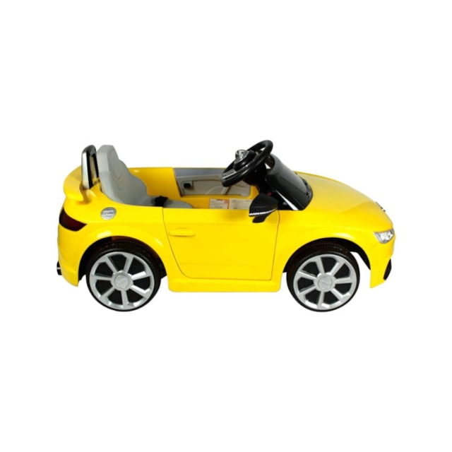 Carro Elétrico Audi TTRS 6V R/C Zippy Toys Amarelo