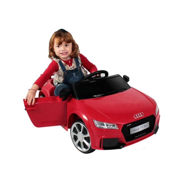 Carro Elétrico Audi TTRS 6V R/C Zippy Toys Vermelho